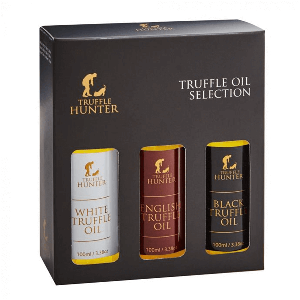 Truffle Hunter Luxury Cold Pressed Truffle Oil Selection 3 x 100ml